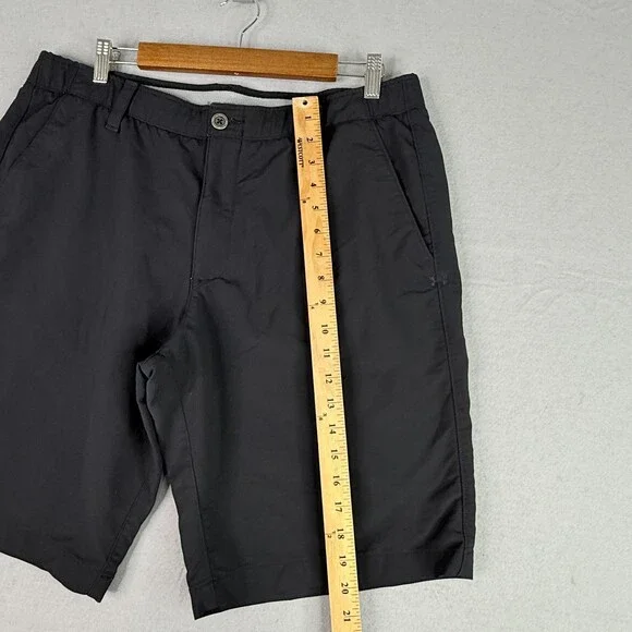 Under Armour Shorts Mens 38 Black Golf Classic Chino Casual Prep Heatgear - Picture 5 of 10
